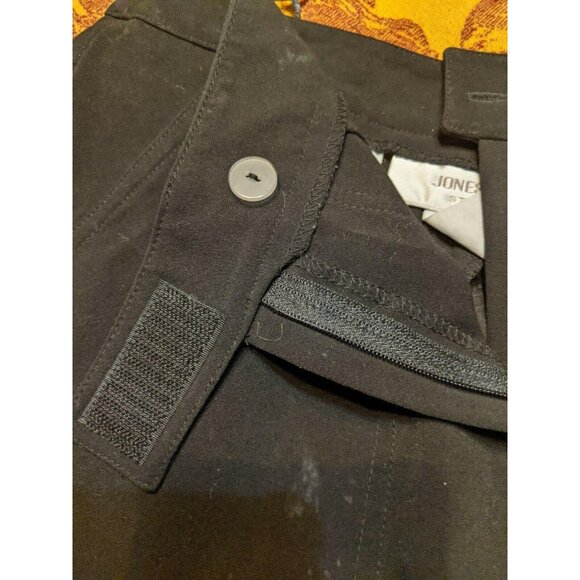 Jones & Co Stretch Black Straight Skirt Size 4 Pockets Womens - Picture 3 of 9